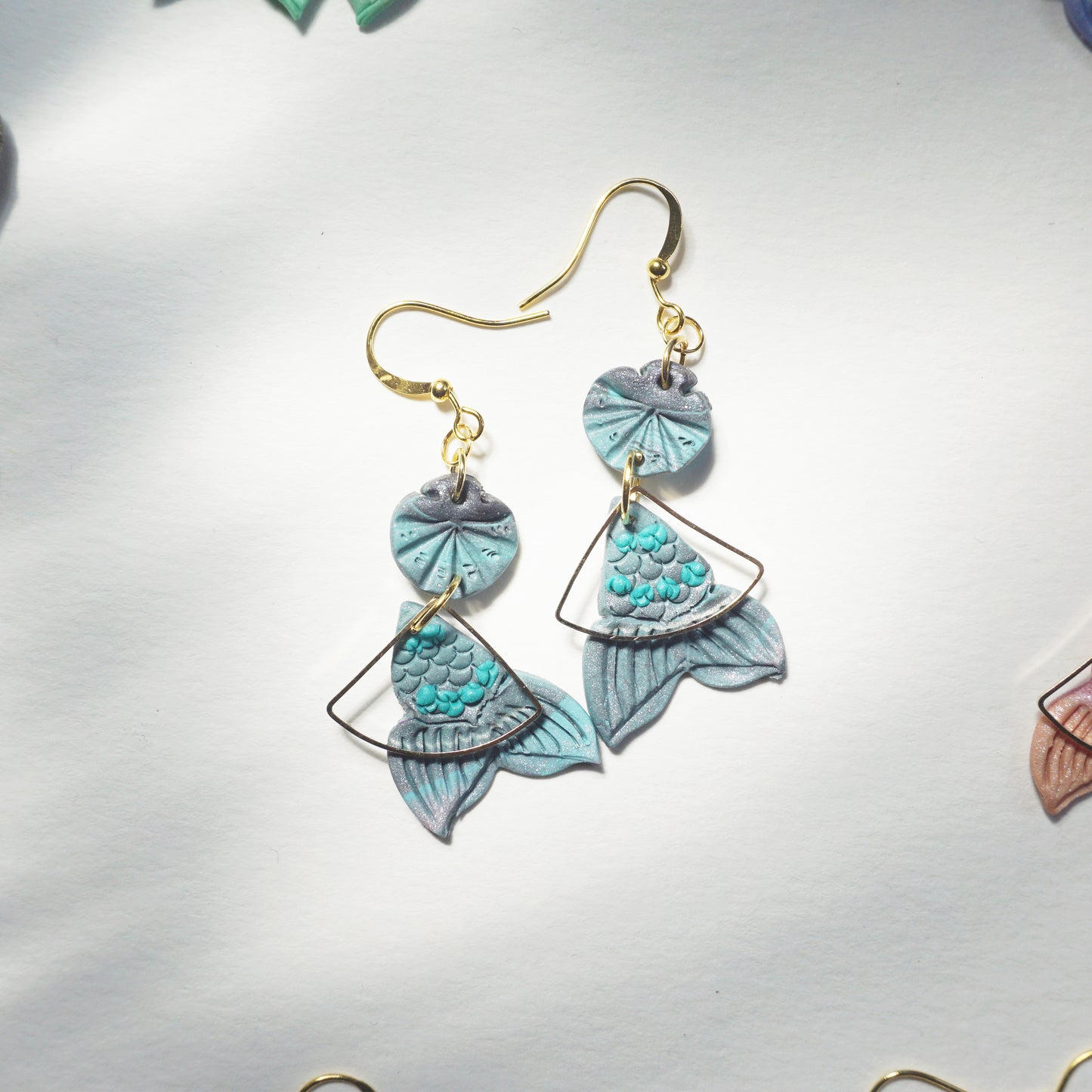 Mermaid Statement Earrings
